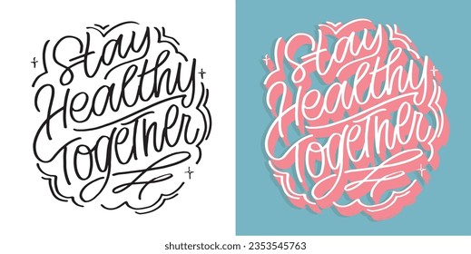 Motivation funny lettering hand drawn doodle postcard. Lettering for t-shirt design, tee print, mug print, bag print.