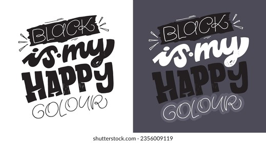 Motivation funny lettering hand drawn doodle postcard. Lettering for t-shirt design, tee print, mug print, bag print.