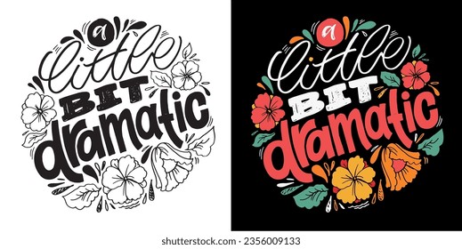 Motivation funny lettering hand drawn doodle postcard. Lettering for t-shirt design, tee print, mug print, bag print.
