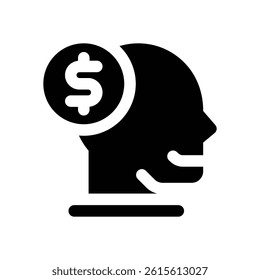 motivation glyph icon. Strong and solid vector icon for websites, mobile interfaces, presentations, and visual branding. High quality and easy to edit.