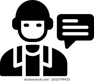 Motivation Glyph Vector Icon Design
