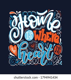 Motivation hand drawn doodle lettering quote. Lettering art template for poster, banner, t-shirt design.