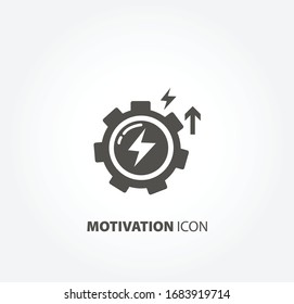 motivation icon. development design element