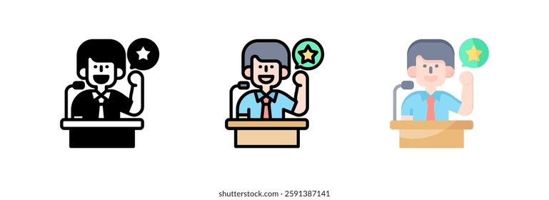 Motivation Icon Element For Design
