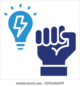 Motivation Icon Element For Design