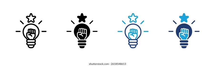 Motivation Icon Element For Design