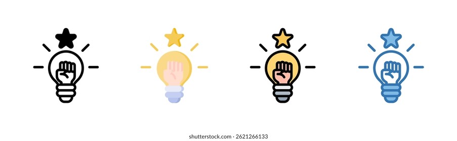 Motivation Icon Element For Design