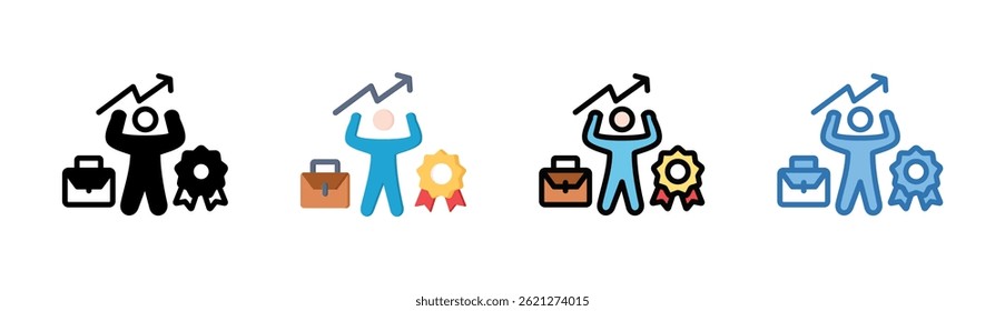 Elemento de icono de motivación para el diseño