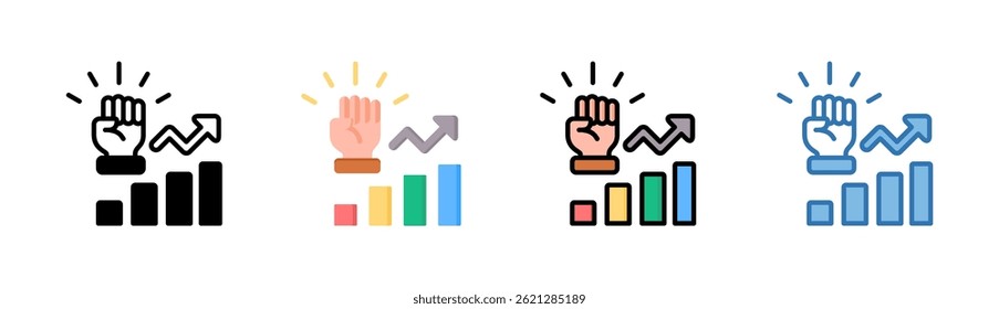 Elemento de icono de motivación para el diseño