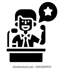 Motivation Icon Element For Design