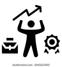 Motivationssymbol für Design