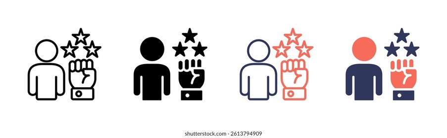 Motivation Icon Element For Design And Vector