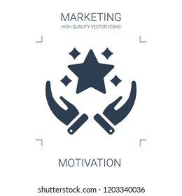 motivation icon. high quality filled motivation icon on white background. from marketing collection flat trendy vector motivation symbol. use for web and mobile