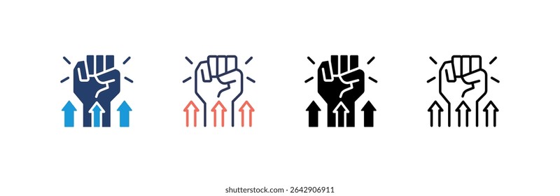 Motivation Icon definir coleção de vários estilos