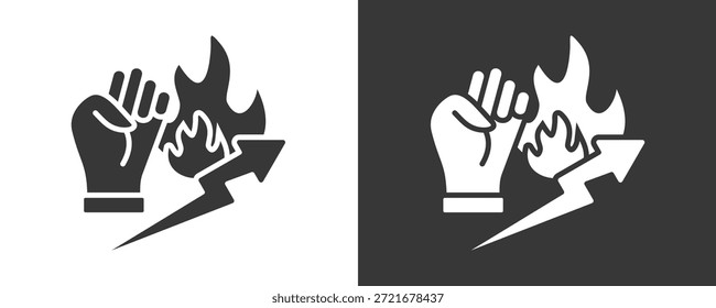 Motivation Icon Set Vector Collection Isolated In Black And White