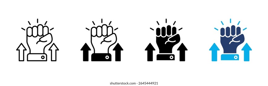 Motivation icon sheet multiple style collection