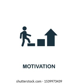 Motivation icon. Simple element from business administration icons collection. Creative Motivation icon ui, ux, apps, software and infographics.