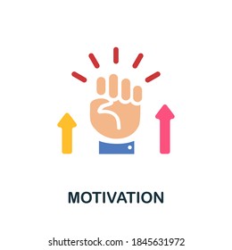 Motivation icon. Simple element from creativity collection. Creative Motivation icon for web design, templates, infographics and more