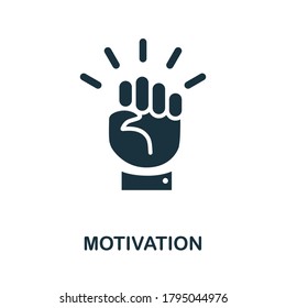 Motivation Icon. Simple Element From Team Building Collection. Creative Motivation Icon For Web Design, Templates, Infographics And More