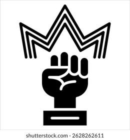 Motivation Icon. Simple Vector Glyph Illustration