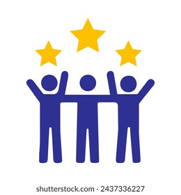 Icono de la motivación en estilo plano de moda. Símbolo de motivación para el diseño de su sitio web, logotipo, aplicación.