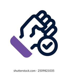 Motivationssymbol Vektorsymbol mit zwei Tönen für Ihre Website, Ihr Handy, Ihre Präsentation und Ihr Logo-Design.