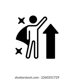 Motivation Symbol in Vektorgrafik. Logotyp