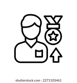 Motivation icon in vector. Logotype