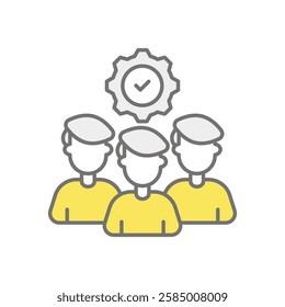 Motivation icon vector stock illustration