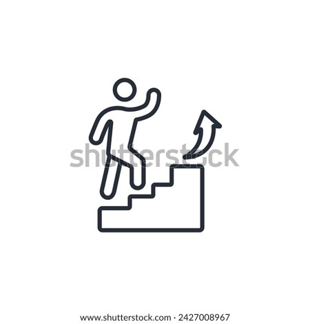 Motivation icon. vector.Editable stroke.linear style sign for use web design,logo.Symbol illustration.