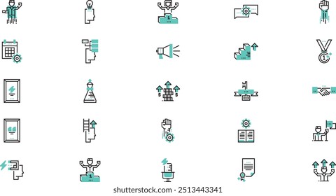 Motivation icons High-Quality Vector Icons Collection with Editable Stroke. Ideal for Professional and Creative Projects.