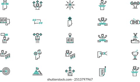 Motivation icons High-Quality Vector Icons Collection with Editable Stroke. Ideal for Professional and Creative Projects.