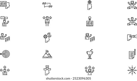 Motivation icons High-Quality Vector Icons Collection with Editable Stroke. Ideal for Professional and Creative Projects.