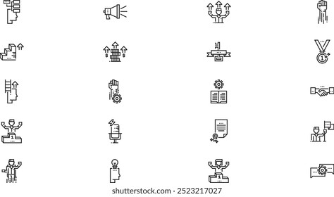 Motivation icons High-Quality Vector Icons Collection with Editable Stroke. Ideal for Professional and Creative Projects.
