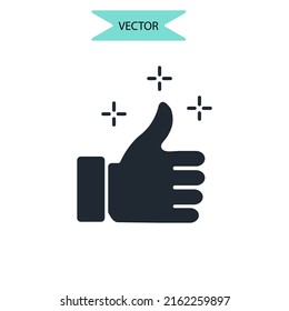 Motivation icons  symbol vector elements for infographic web