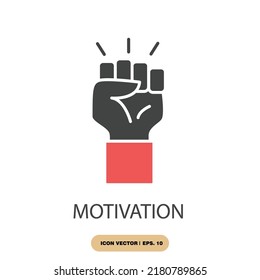 motivation icons  symbol vector elements for infographic web