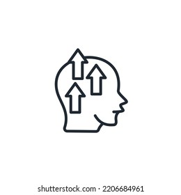 Iconos de motivación elementos vectoriales para web infográfica