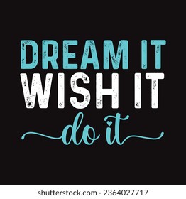 motivation lettering phrase in modern calligraphy style. Inspiration slogan for print and poster design. Vector