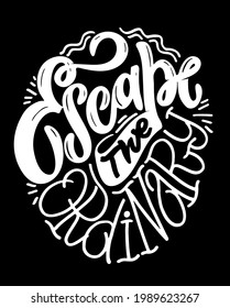 Motivation lettering quote - cute hand drawn lettering poster for banner, t-shirt design. Calligraphy poster art.
