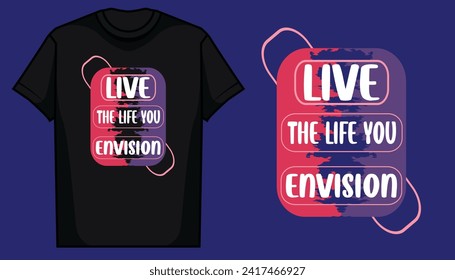 Motivation lettering t shirt design image