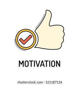 MOTIVATION Line icon