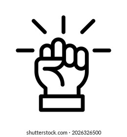 motivation line icon illustration vector graphic