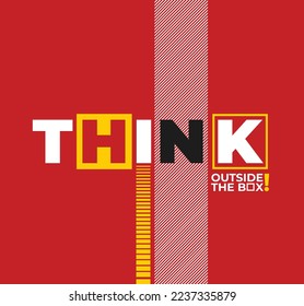 motivation line,motivational quote,Message, think outside the box red and yellow theme