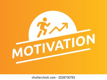 Motivation message in yellow background.