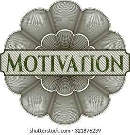 Motivation money style rosette