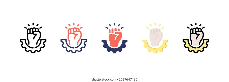 Motivation Multi Style Icon Set