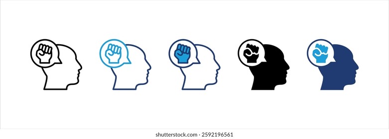 Motivation Multi Style Icon Set