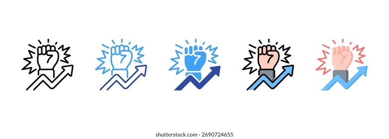 Motivation Multi Style Icon Set