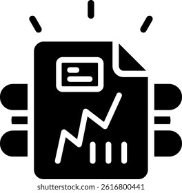 Motivation Plan Glyph Vector Icon Design