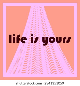 motivation poster in warm tones